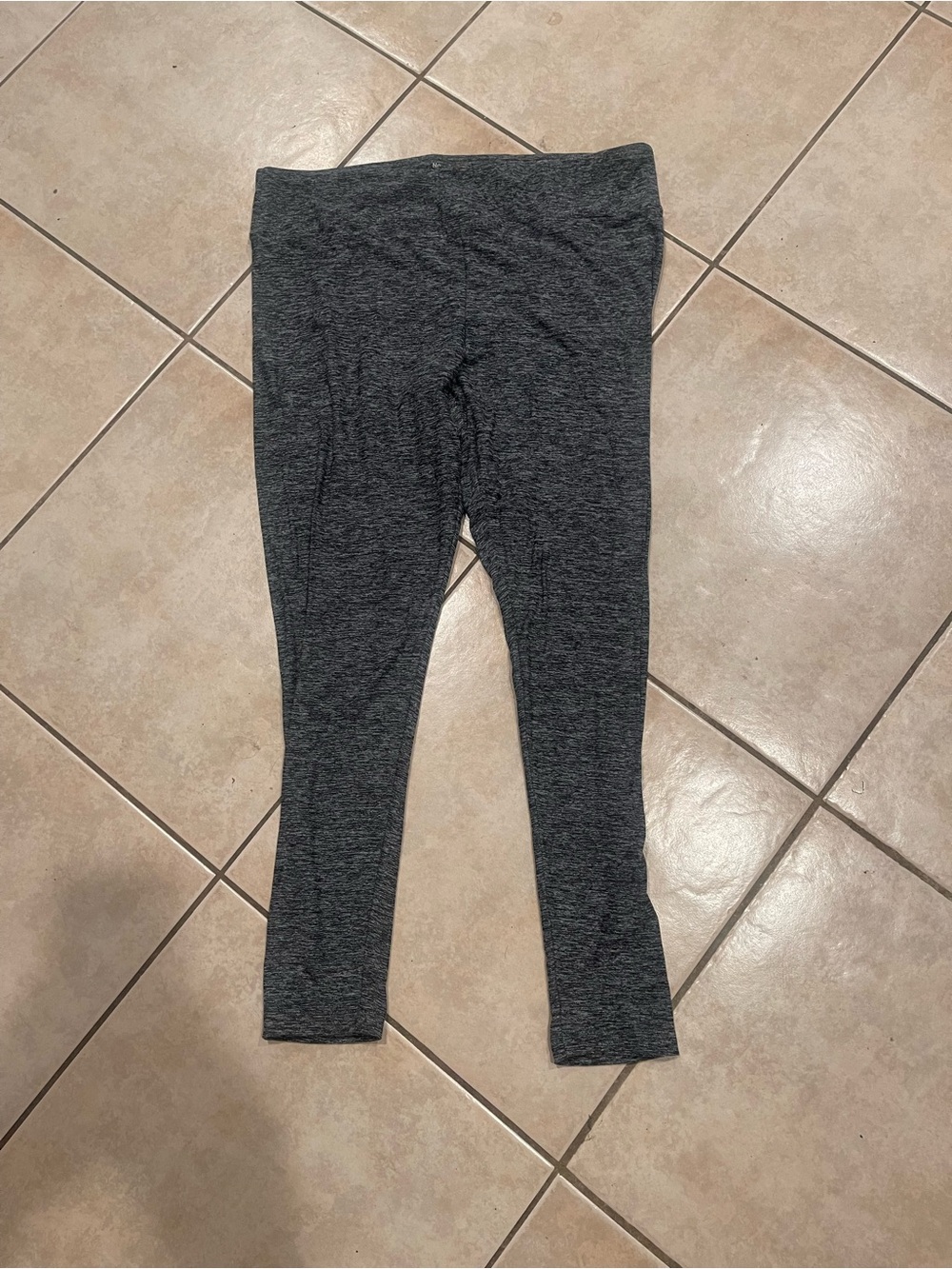 No Boundaries Charcoal Marled Kids Leggings